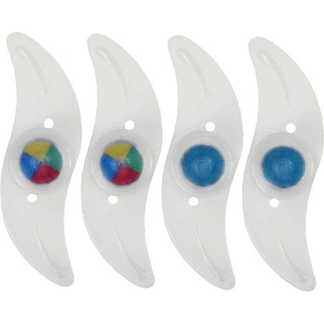 Lampe LED pour rayons de roue de vélo, cache, lot de 4 (1/5)