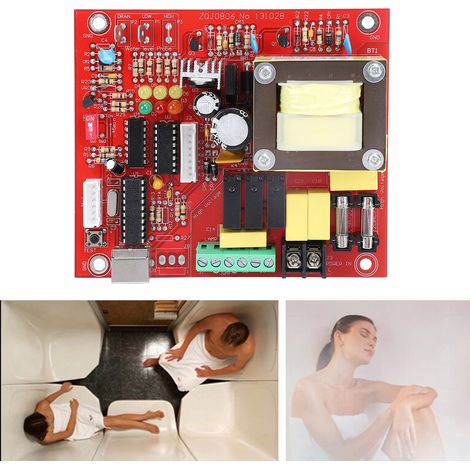 Carte PCB de Remplacement pour Sauna, Circuit Principal Résistant à la Chaleur, Compatible 3-24KW, 220-240V pour Usage Domestique et Commercial (1/4)