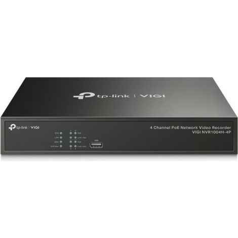Tp-link Vigi Nvr1004h-4p-2tb Grabadore De Vídeo En Red (nvr) Negro