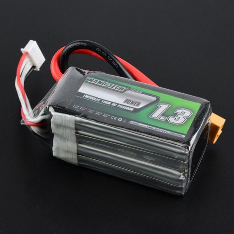 Batterie au lithium haute performance XT60 1300 mAh 14,8 V 45C pour maquette de bateau (1/5)