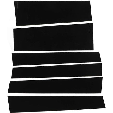 Stück B-Säulen-Türverkleidung, glänzend schwarz, Außenfensteraufkleber für Freed GB5 GB7 GB8