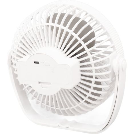 Ventilateur solaire rond de 6 pouces, 10 W, alimenté par panneau solaire USB, portable, pour une ventilation rafraîchissante (1/5)