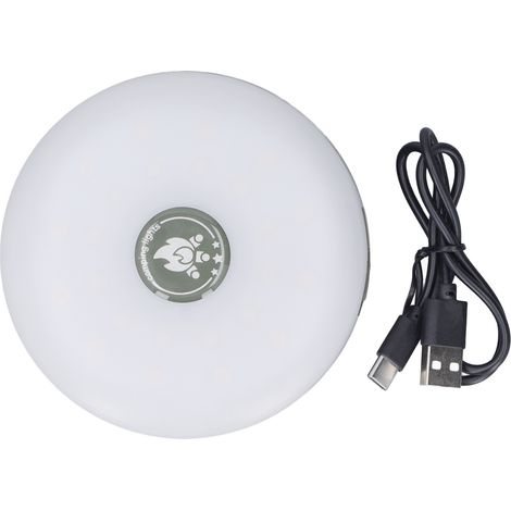 Wiederaufladbare LED-Lichterkette für den Außenbereich, wasserdicht, 8 Modi für Camping, Terrasse und Partys
