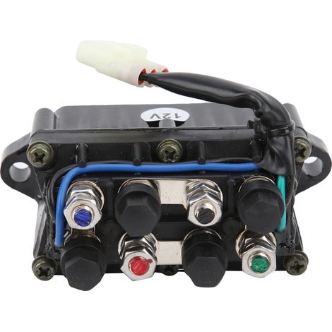 Interrupteur solénoïde 0409‑066 / 0436‑700 12 V de remplacement pour kit de treuil de motoneige Arctic Cat (1/5)