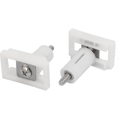 5mm Ø Gewinde PP Edelstahl WC Scharnier Bolzenschraube Weiß 2St (fc12b38c8b539be08129f06dd6cbaee6) (1/2)