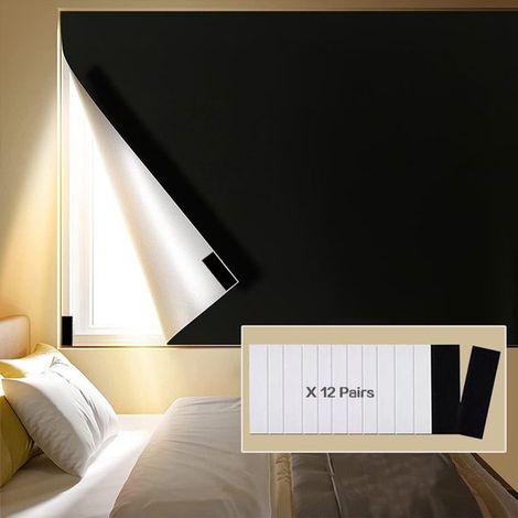 Store occultant à enrouleur - Portable - Tissu Oxford 420D - 145 x 100 cm - Installation sans perçage - Réglable - Protection solaire estivale - Rideau (1/4)