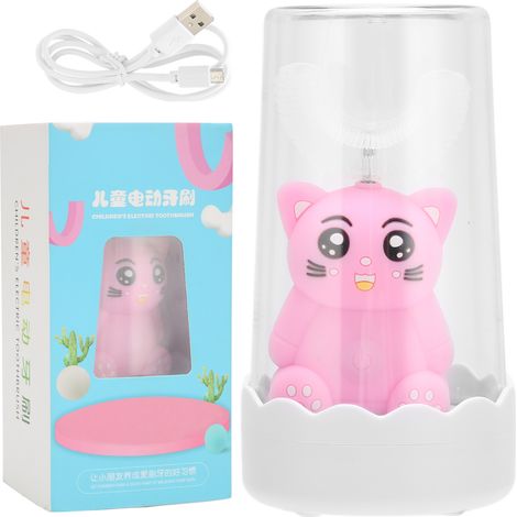 Brosse à Dents Électrique Enfant Silicone Souple Massage Gencives Etanche (1/5)