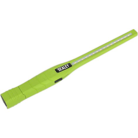 Sealey Rechargeable 360� Slim Inspection Light 8W & 1W SMD LED Green Lithium-ion LED3604G