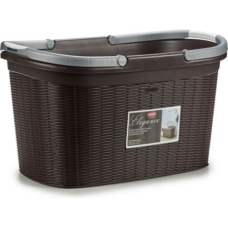 Cesta Elegance con asa Moka 35X58 H 29 Stefanpl (1/5)