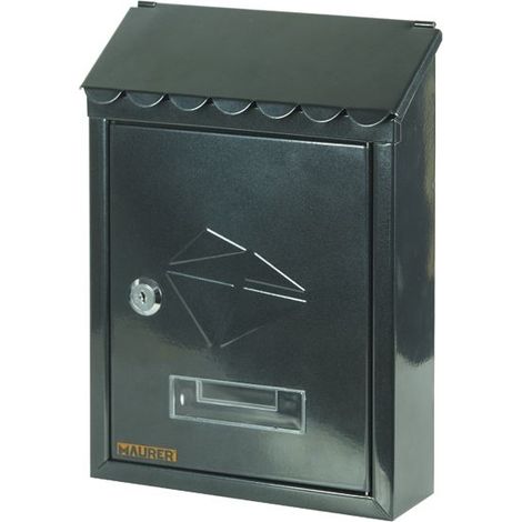 CASSETTA POSTALE BUCA POSTA ACCIAIO VERNICIATO BIANCO PORTALETTERE (1/4)