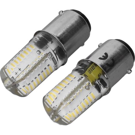 BA15D 4W 360Lm LED-Lampe, 64 LEDs, weißes Licht, hohe Helligkeit, für Einfahrten, Terrassen, Patios und Wohnmobile, 12V AC/DC, einfache Installation. (1/5)