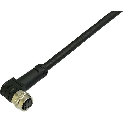BKL Electronic 2700013 Sensor-/Aktor-Anschlussleitung M8 Kupplung, gewinkelt 5 m Polzahl Sensoren: 4