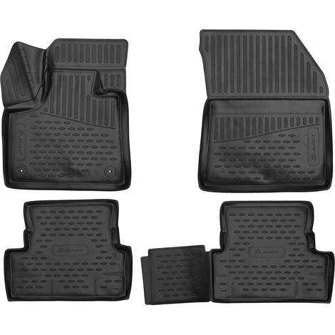 KIT TAPPETINI 3D COMPATIBILE CON for PEUGEOT 3008 2016-2023 Europe 4 pcs.  TAPPETINO IN GOMMA TPE  BORDO ALTO 3D ANTISCIVOLO IMPERMEABILE