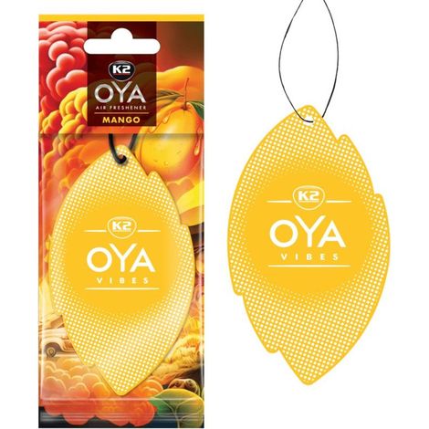 011831 K2 V915 Pendentif parfumé OYA Vibes Mangue Jaune (1/5)