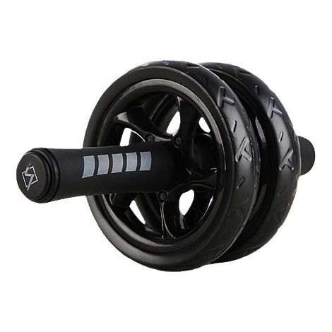 Ruota addominale per uomo e donna - Kit per esercizi addominali con tappetino spesso - Accessori fitness, attrezzature sportive e per la casa - Rullo addominale a doppio scorrimento