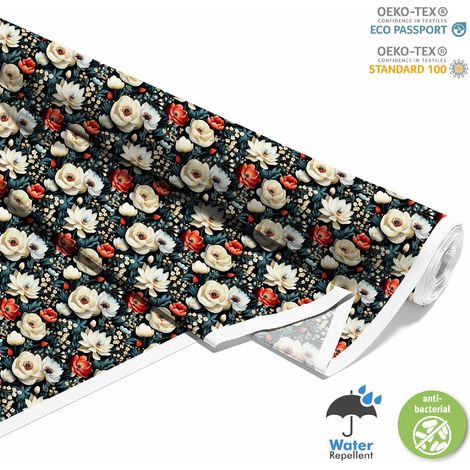 Outdoor dekostoffe oxford - Motiv Blumen I DX5413 (1/5)
