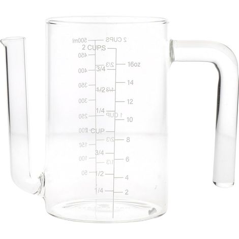 Cruche en verre, capacité de 450 ml, 7,9 x 14,5 x 12,5 cm (1/5)