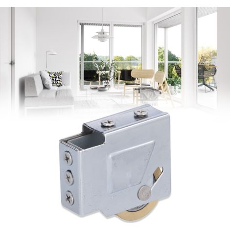 Rouleau pour Porte Fenêtre Coulissante Type 90 Aluminium Fenêtre à Coulisse Roulement Inox pour Office Maison (1/5)