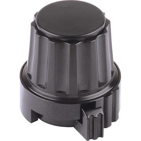 Mentor 4332.6031 4332.6031 Feststellknopf mit Knopfmarkierung Schwarz (Ø x H) 17 mm x 22.5 mm 1 St. (1/2)