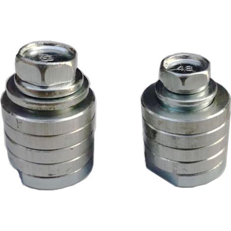 Adaptador para amoladora angular (2 piezas) para máquina ranuradora M10/M14, accesorio para amoladoras de 100 y 125 mm. (1/5)