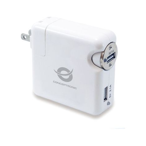 CONCEPTRONIC Ladegerät USB Travel Uni. Charger kit/ 2.1 A (CUSBCHARKIT)