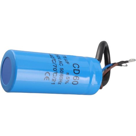 Condensateur de démarrage CD60 75uf 250V AC pour moteur CVC climatisation HVAC 75MFD (1/5)