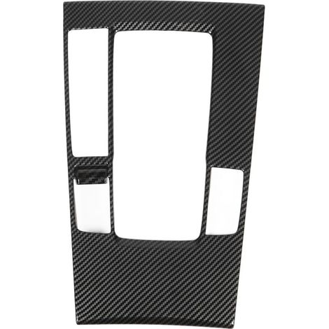 Cover of frame of panel gear of Console center, Style Fiber of carbon of replacement for Mazda 3 2020 2023 (1/5)