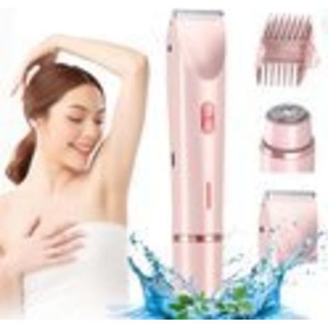 Rasoio da donna 3 in 1 (2025) - Rasoio - Viso - Epilatore - Ascelle - Gambe - Inguine - Rosa - Impermeabile