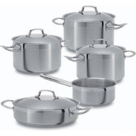 Teka 49004840 Kochtopfset aus Edelstahl 9 Teile