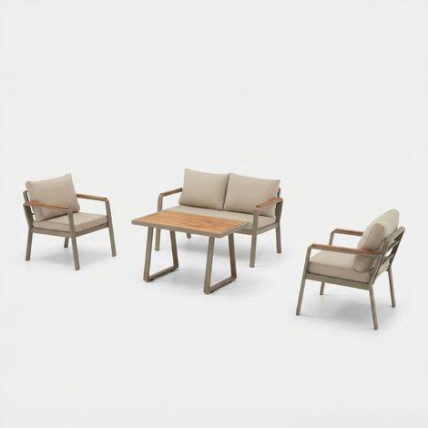 Metall-Gartensofa mit Beistelltisch Parma (1/5)