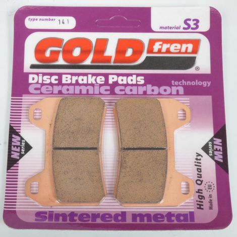 Plaquette de frein Gold Fren pour Moto Moto Guzzi 1400 MGX 21 (1/2)