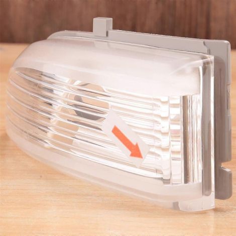 Cache clignotant de rétroviseur gauche pour Ford Everest Ranger 2012-2018 (sans ampoules), blanc (1/5)