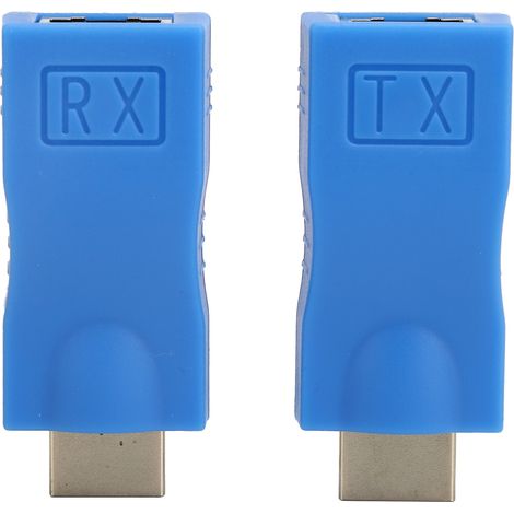 Extendeur de Câble HDMI vers RJ45 30m, Transmetteur Récepteur 1080P pour Réseau (1/5)