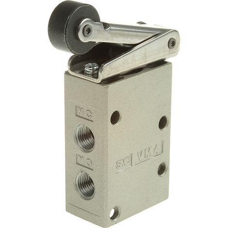 Vanne pneumatique SMC VM400 Levier à galet 3/2, Rc 1/8, 1/8pouces ( Prix pour 1 )