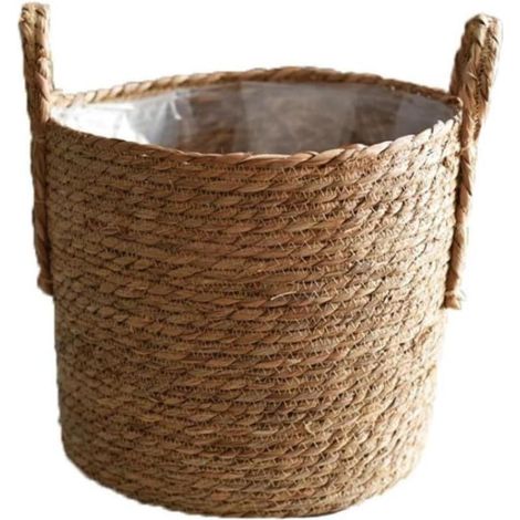 Panier de rangement/panier à fleurs/pot de fleurs — 35 x 30 cm — Décoration pour salon (1/4)