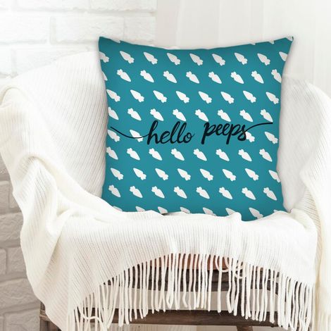 Housse de coussin 45x45 cm en polyester doux pour la Fête des Mères et des Pères