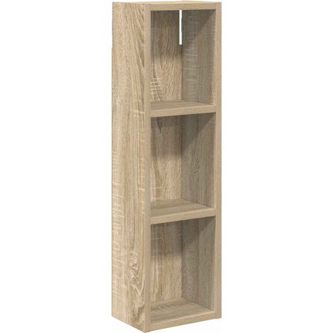 Armario de pared para baño Roble Sonoma 20 x 14 x 70 cm vidaXL