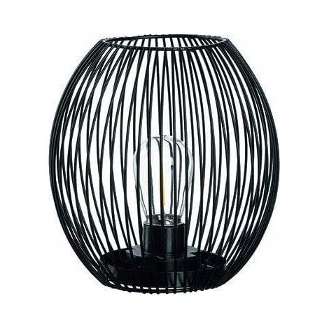 Leonardo CASOLARE LED Lampe Schwarz Elegant 24,5 cm
