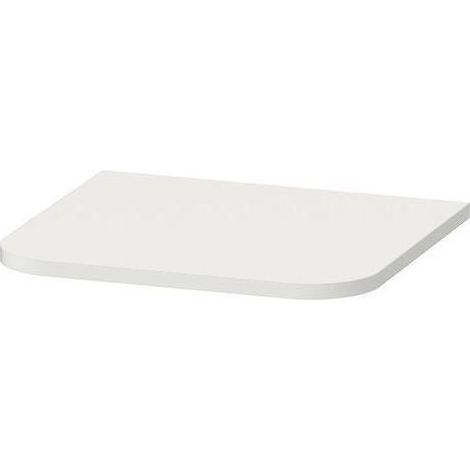 DU Happy D.2+ Abdeckplatte, 403x364x16mm Weiß sup.mat., inkl. Befestigungsmat. (1/4)