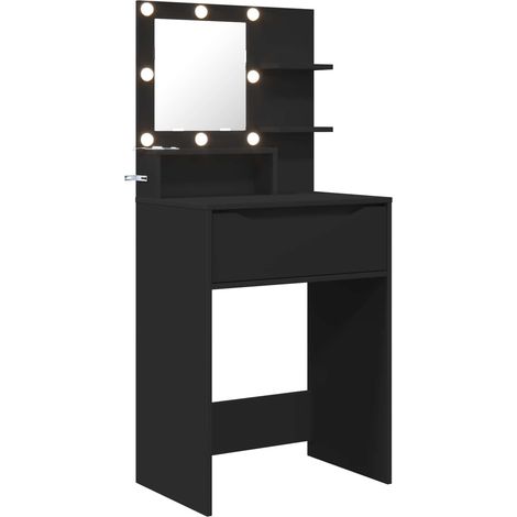 Maison Exclusive - Schlafzimmer-Frisiertische mit Regal Schwarz 8 (1/5)