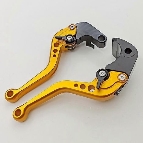 Moto GSX-S1000 grosse cylindrée : nouveau klaxon de frein en alliage d'aluminium, poignée d'embrayage modifiée, accessoires de biellette de direction (Golden 2) (1/5)