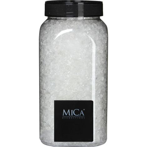 Mica Decorations Dekorativer Glasstein transparent klein 650 ml 1 kg Dekosteine & Dekosand