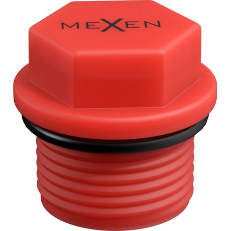 Mexen PPR tappo corto per prove 1/2 GZ rosso - W97343-12-01 (1/2)