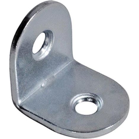 Lastrina piegata zincata 25 x 25 x 15 spessore 1,5 mm. - 4 pz.