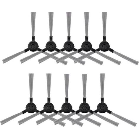 Lot de 10 brosses latérales pour RobZone Duoro X - nettoyer accessoires de balayeuse brosse latérale pièces de rechange (1/5)