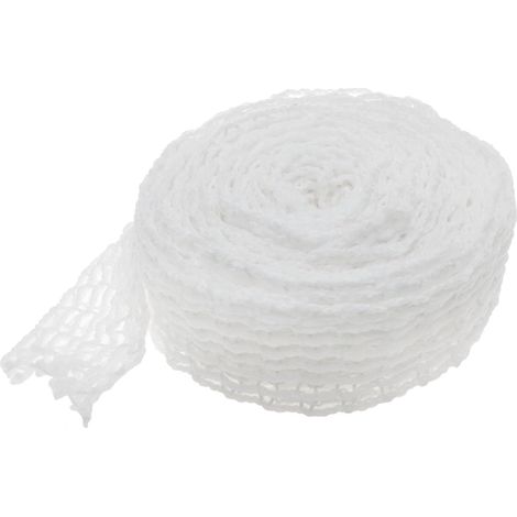 Filet à viande en rouleau - Ficelle de boucher élastique - Filet à viande - Ficelle de cuisine - Polyester + Caoutchouc - Filet de boucher - Ficelle de boucher - Convient pour la cuisson, le fumage ou (1/5)