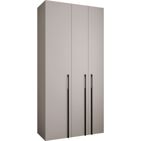 Armoire Hartford 571, Cachemire, 246x120x42cm, Portes d'armoire: Avec des charnières, Nombre d'étagères: 6 (1/5)