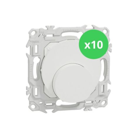 Schneider - Odace 2025 - LOT de 10 Sorties de cu00e2ble - Serre cu00e2ble 6 u00e0 12 mmu00b2 - Blanc craie - Ru00e9f : S920662 x 10 (1/5)