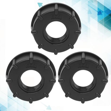 Ensemble de 3 pièces pour fûts chimiques, connecteurs pour fûts IBC, accessoires pour fûts de 4/8/6/1 pouce, connecteurs en plastique G1 (1/5)