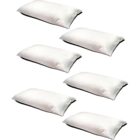 Oreiller - JUANIO - Set de 6 - Rectangulaire - Viscoélastique - 150 x 40 cm (1/4)